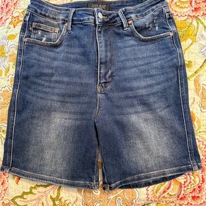 Judy Blue Mid Wash Denim Jean Shorts